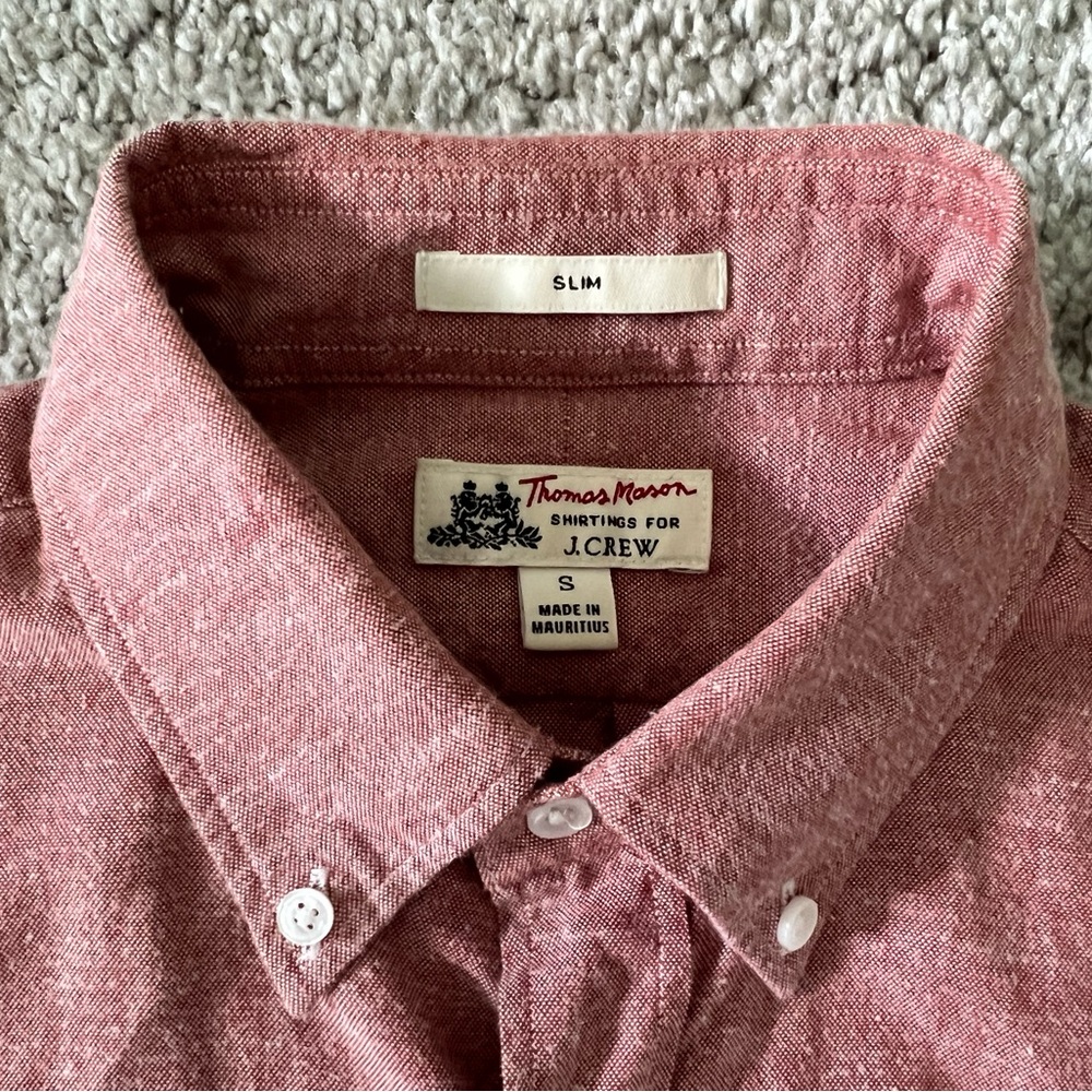 J.Crew Thomas Mason Red Chambray - image 2